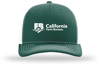 Picture of Richardson Trucker Cap - DARK GREEN/WHITE