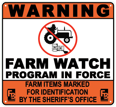 Picture of Farm Watch Sign